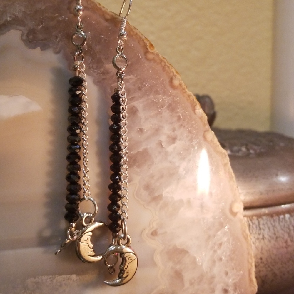 Moon earrings